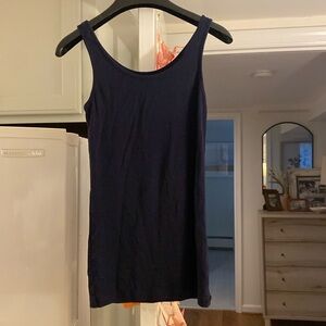 Dark navy blue tank top, XS